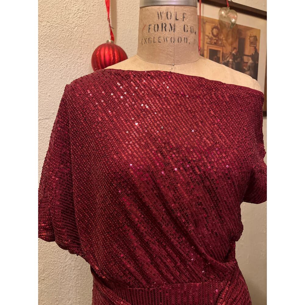 Grace Karin Sequin Glitter Off The Shoulder Cocktail Party Dress NWT Size S - Picture 4 of 11
